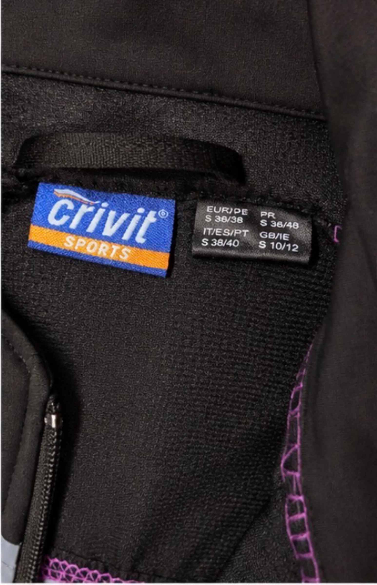 Gilet de running sans manches Crivit Sports noir/gris réfléchissant – Taille S (36/38) – photo 3